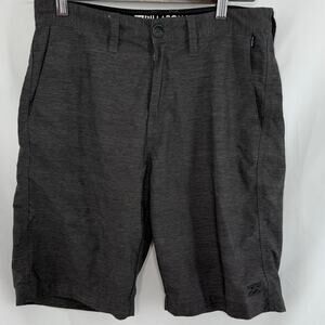 Billabong Submersibles Hybrid Shorts Mens 28 Gray 9in Stretch Quick Dry